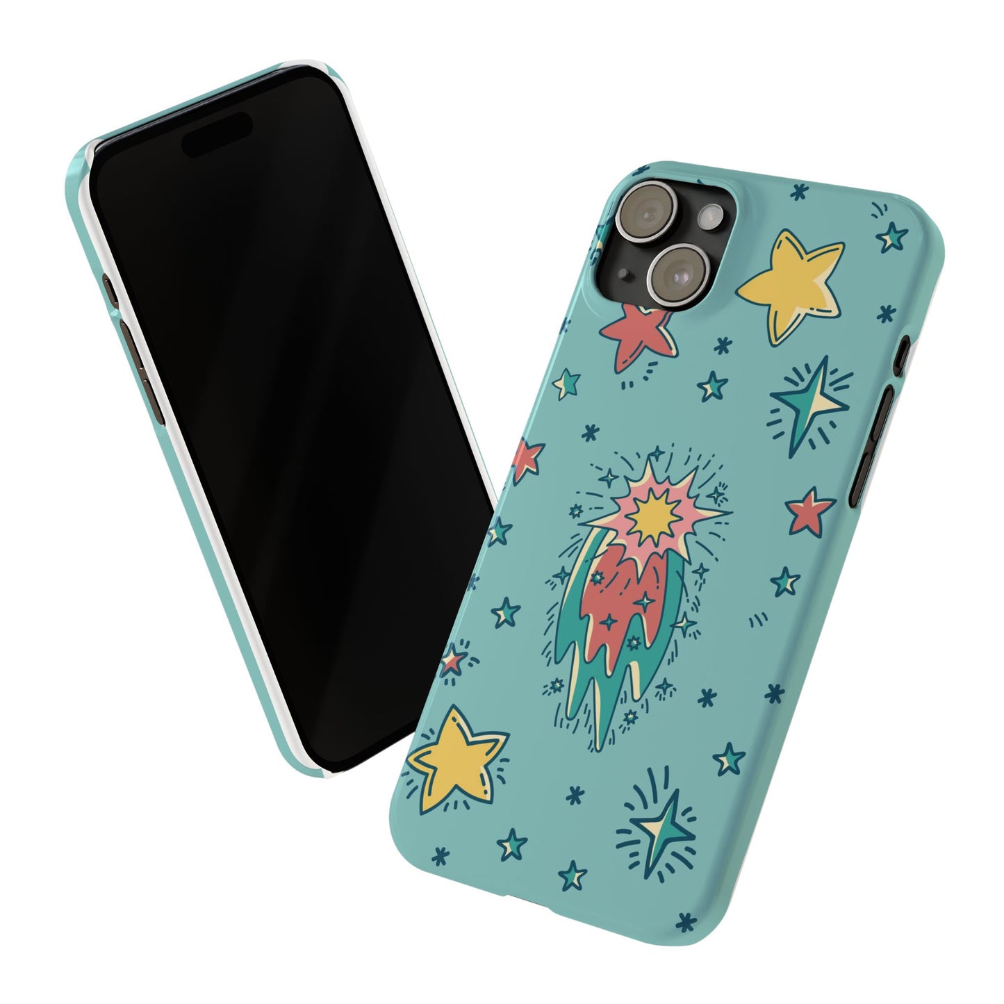 Stars Moon Weather Magic Case for iphone. Iphone 16, 15 case, iphone 14 case, iphone 13 case