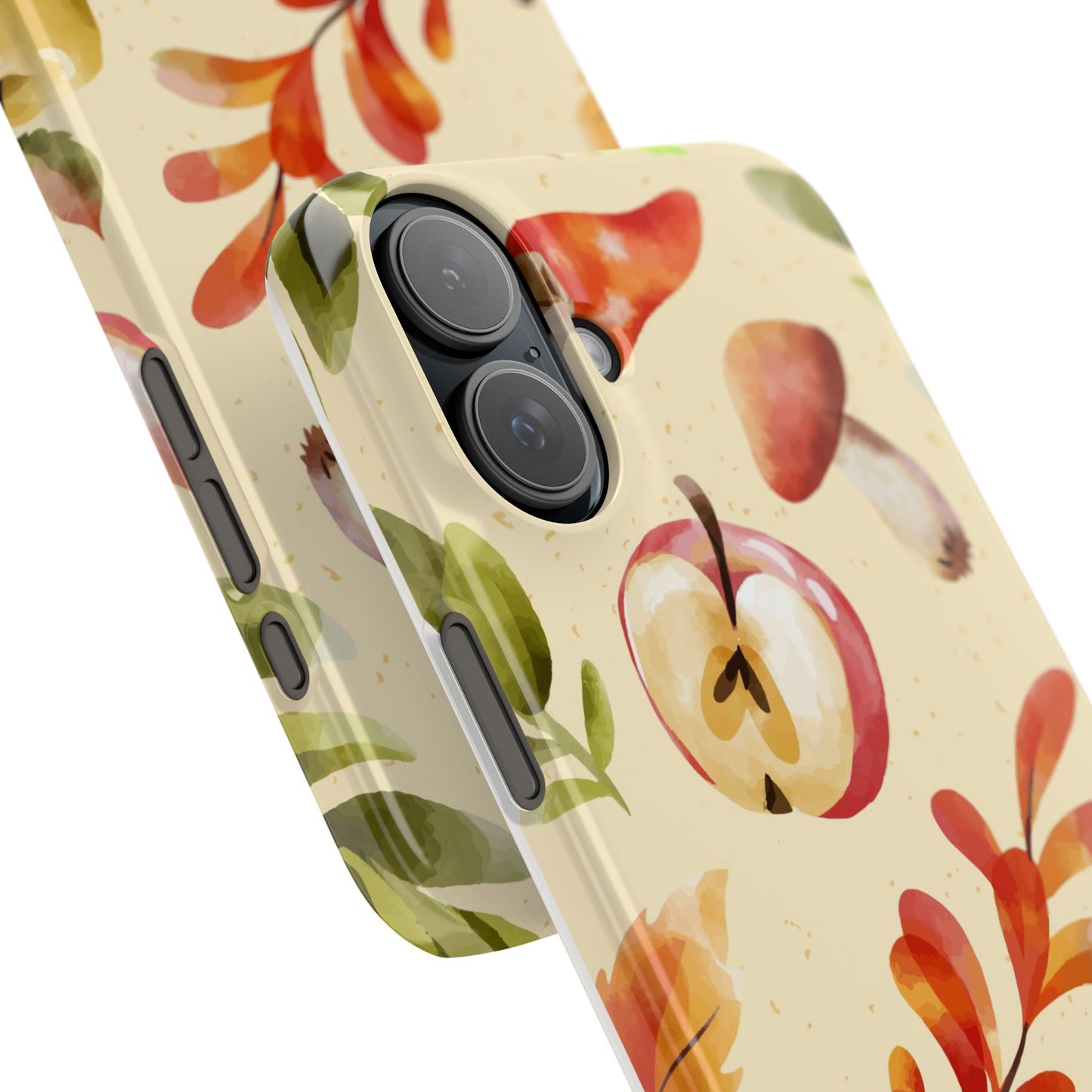 Beautiful autumn elements in watercolor