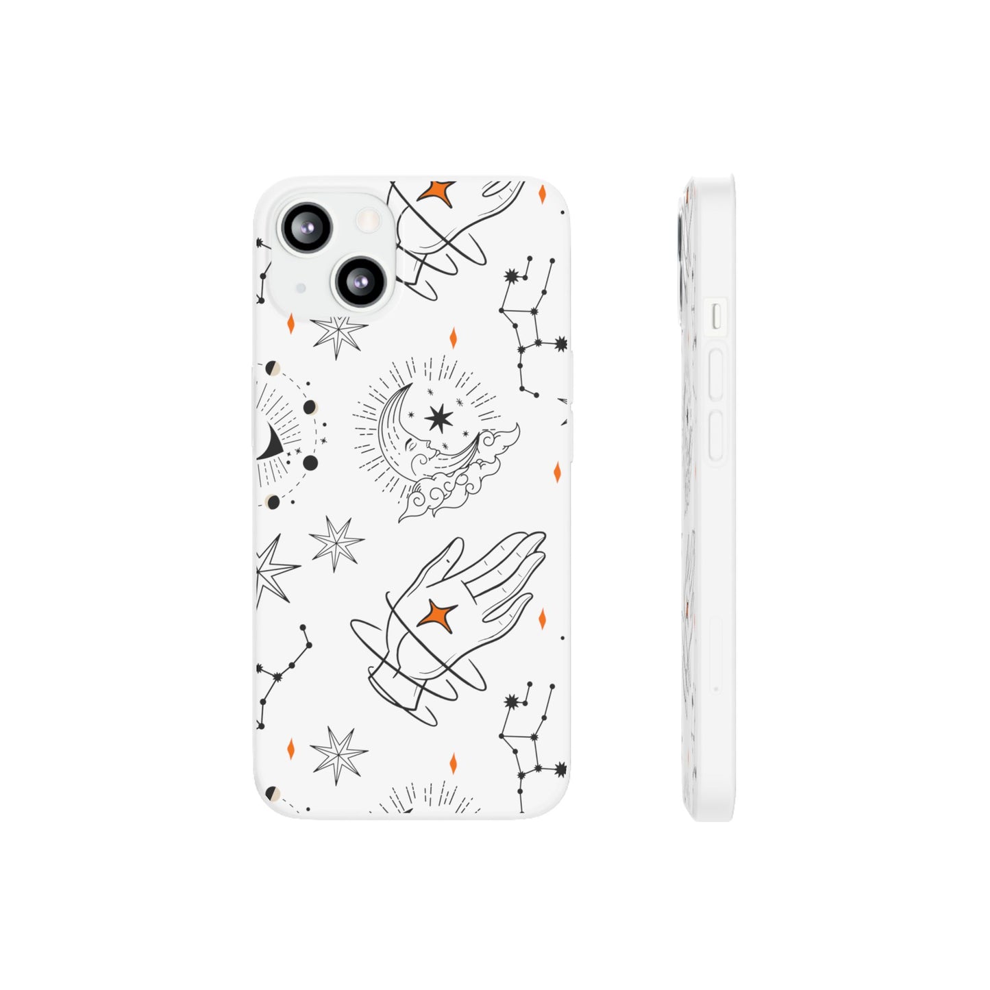 Stylish Astrological iPhone Case – Semi-Transparent & Flexible