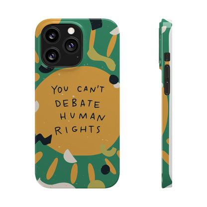 Yoou cant debate human rights feminist case phone