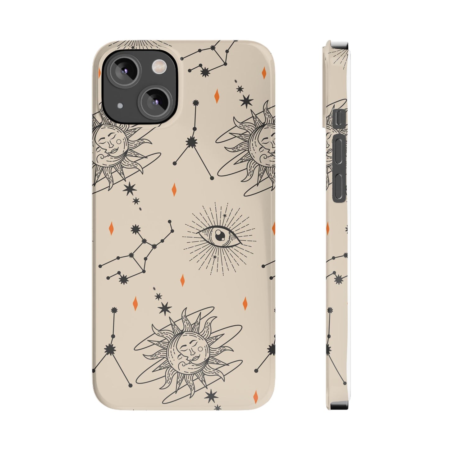 Mystical Astrology iPhone 16, 15, 14, and 13 Case - Ideal Gift for Astrology Enthusiasts - Celestial Symbolism - iPhone 15 Pro & Max - Mysticism