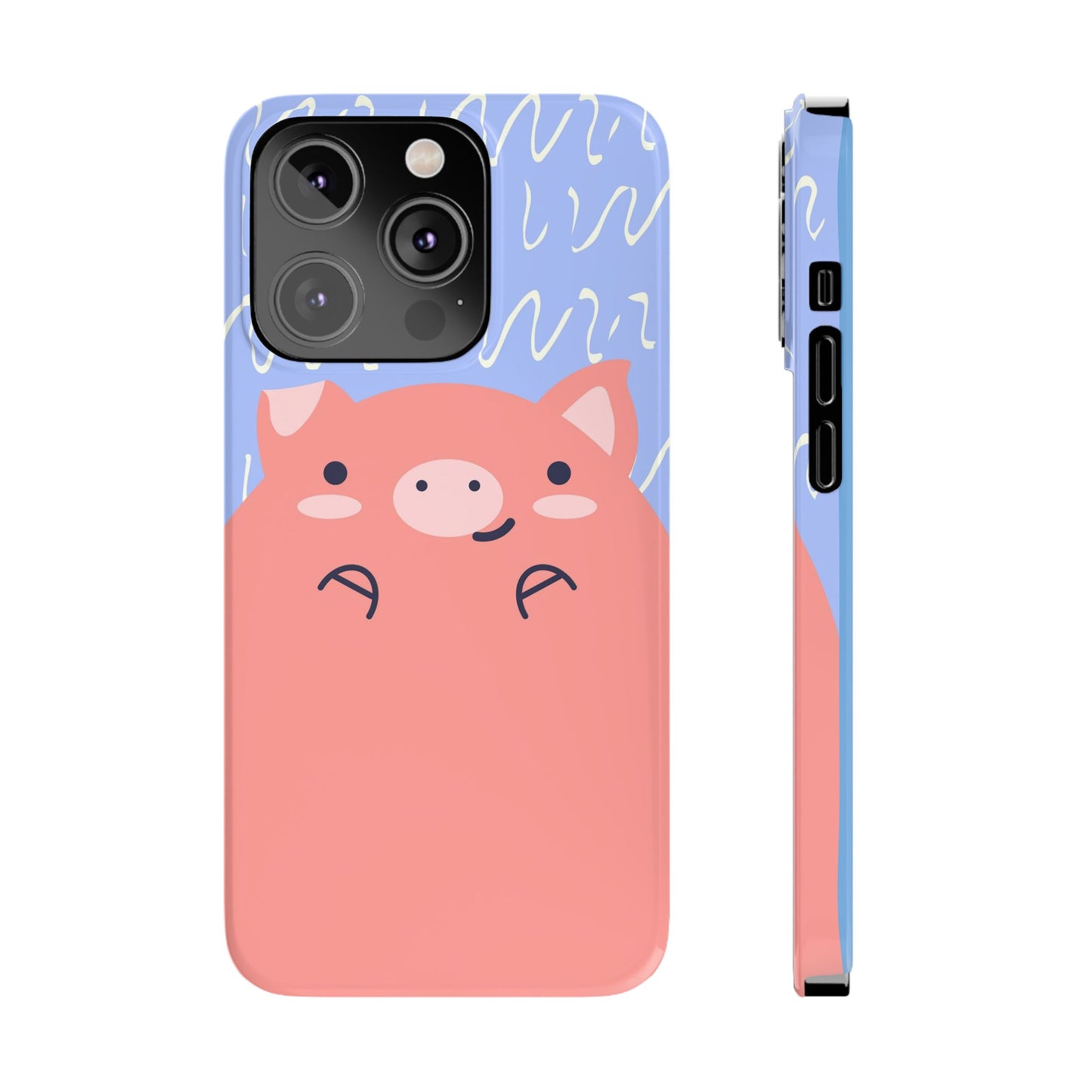 Cute kawaii mini pig