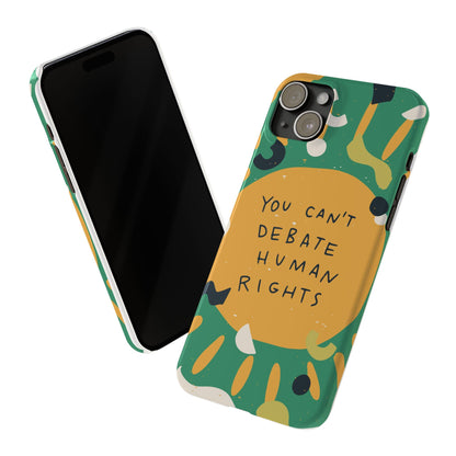 Yoou cant debate human rights feminist case phone