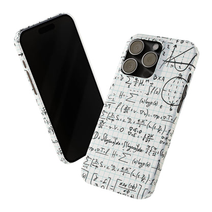 iPhone case for physics students and teachers. number geeks. For iphone 15, iphone 14 and iphone 13 pro and max.