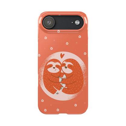 In love pair of sloths