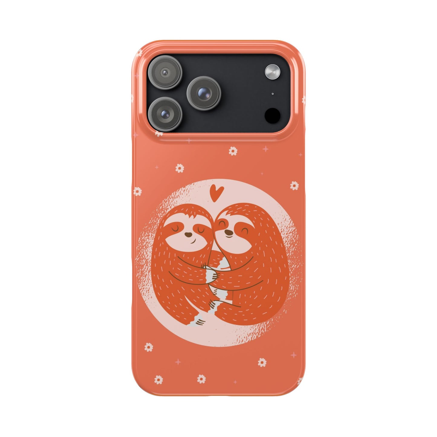 In love pair of sloths