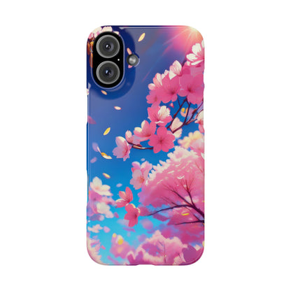 Anime sakura tree flowers