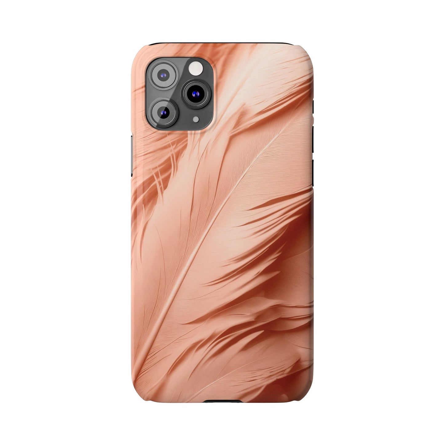 Peach-colored feathers - casetinger