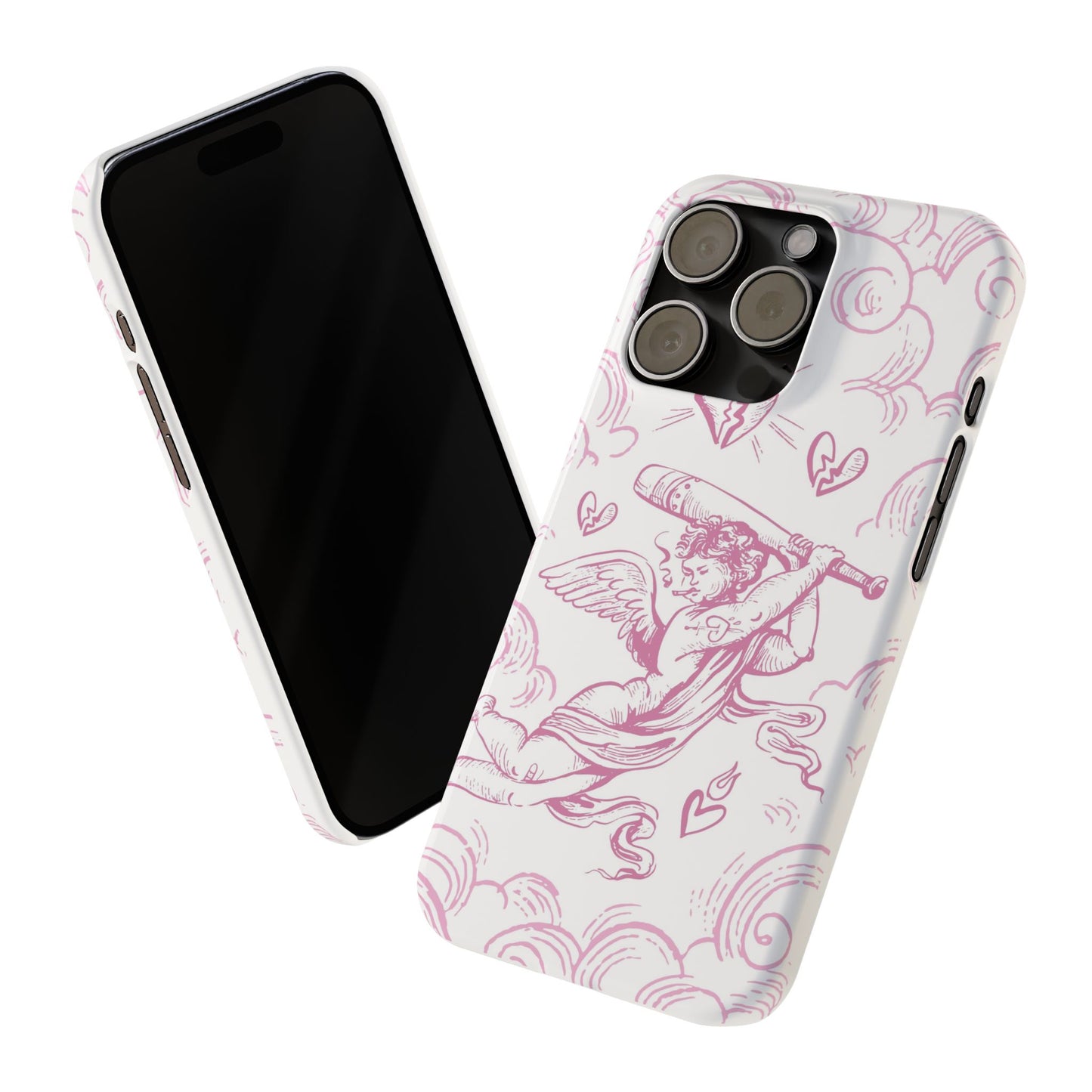 Anti-Valentine's Day: Cupid's Rebellion Phone Case