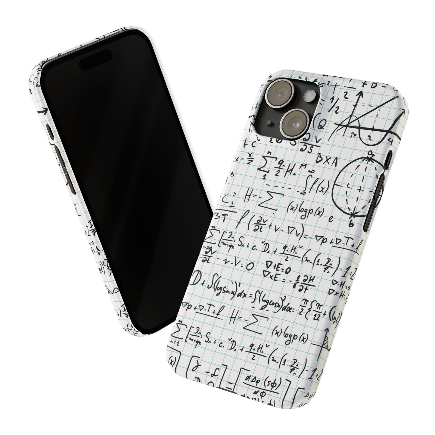 iPhone case for physics students and teachers. number geeks. For iphone 15, iphone 14 and iphone 13 pro and max.