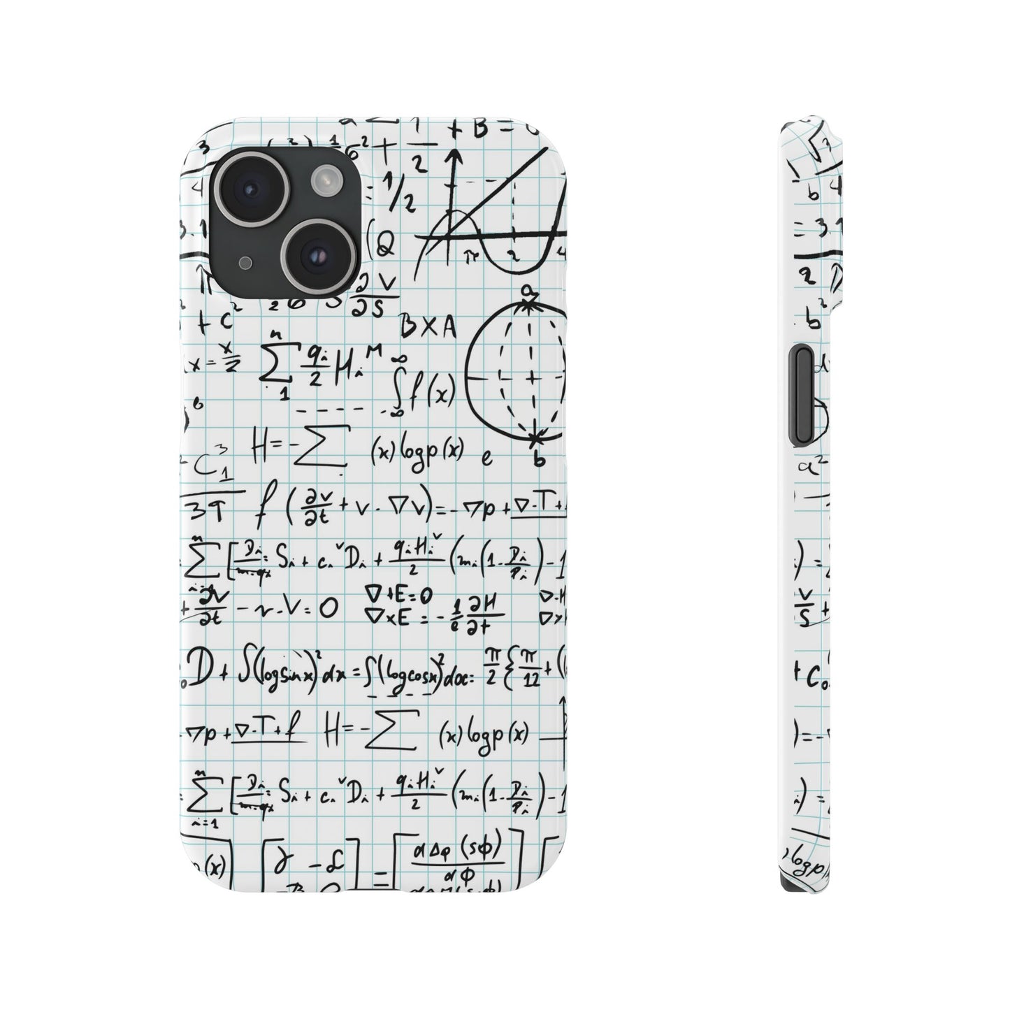 iPhone case for physics students and teachers. number geeks. For iphone 15, iphone 14 and iphone 13 pro and max.