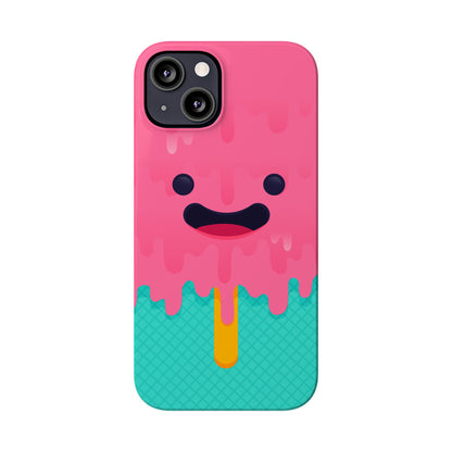 Funny Ice Cream Popsicle Cartoon