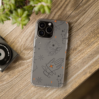 Stylish Astrological iPhone Case – Semi-Transparent & Flexible