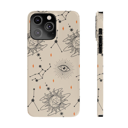 Mystical Astrology iPhone 16, 15, 14, and 13 Case - Ideal Gift for Astrology Enthusiasts - Celestial Symbolism - iPhone 15 Pro & Max - Mysticism