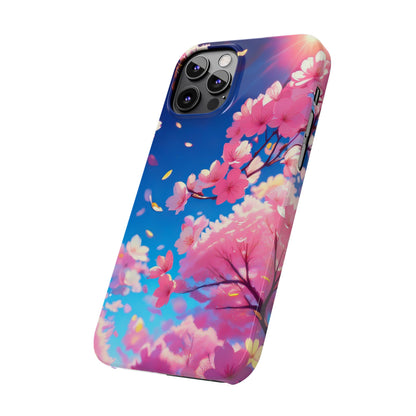 Anime sakura tree flowers