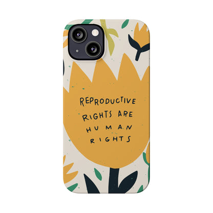 Reproductive rights are human rights feminist phone case