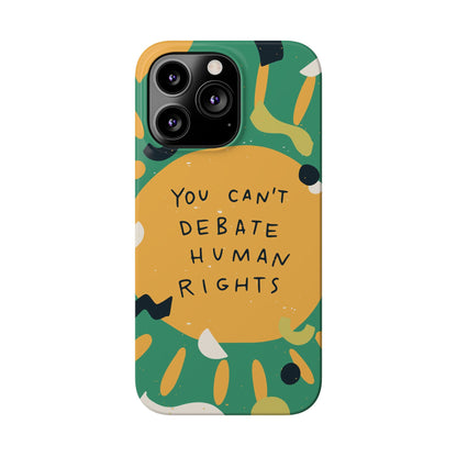 Yoou cant debate human rights feminist case phone