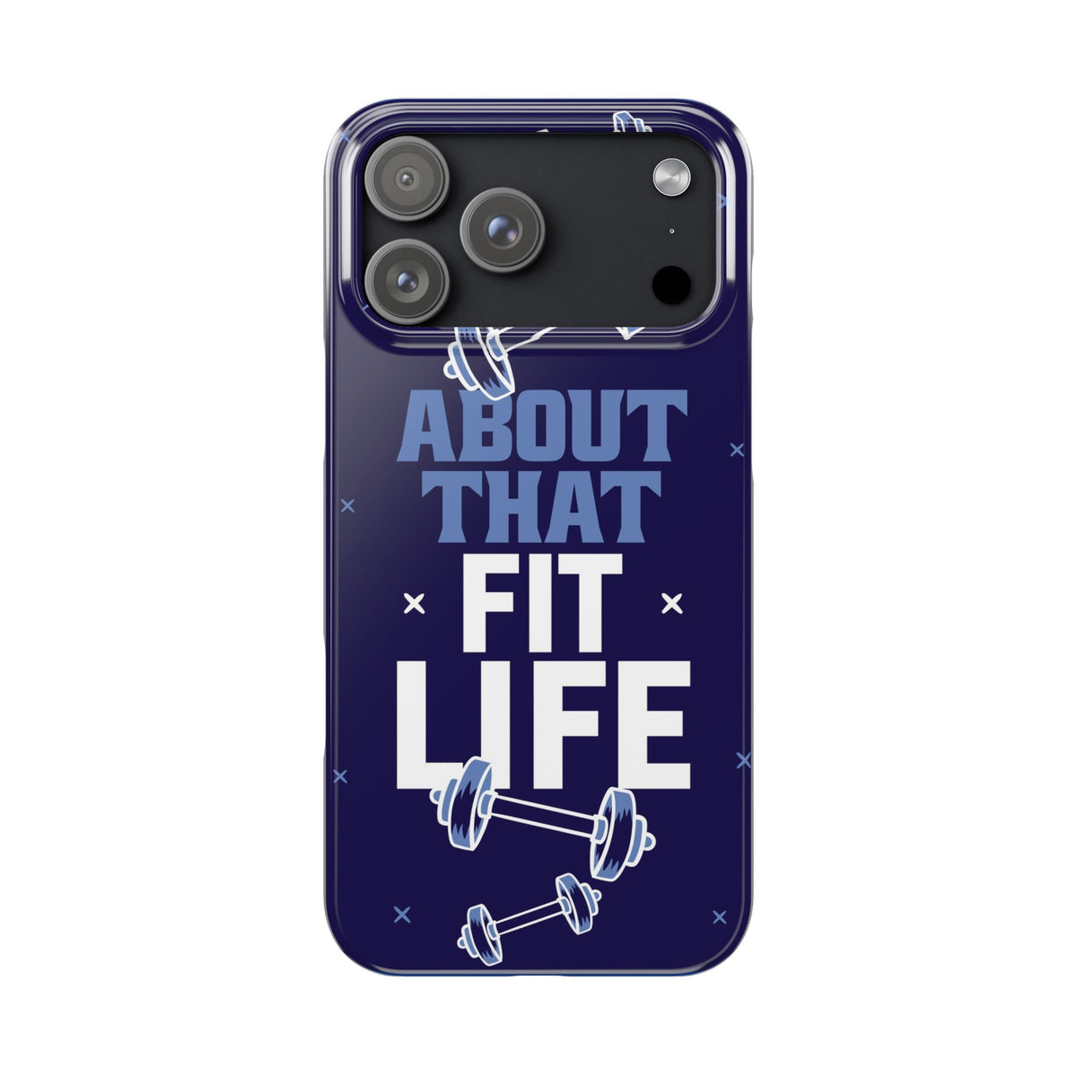 GYM phone case - "About that fit life" - casetinger