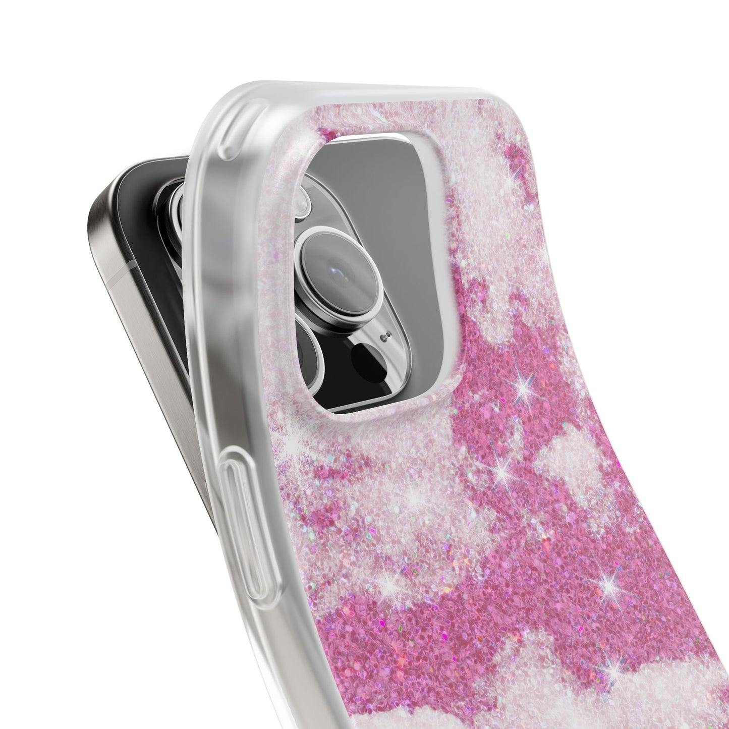 Pink Glitter Sky Phone Case