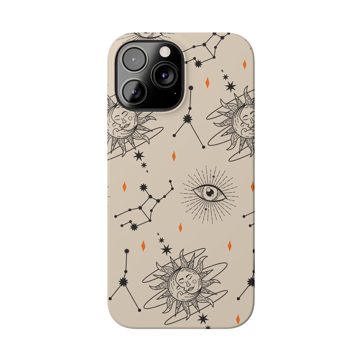 Mystical Astrology iPhone 16, 15, 14, and 13 Case - Ideal Gift for Astrology Enthusiasts - Celestial Symbolism - iPhone 15 Pro & Max - Mysticism