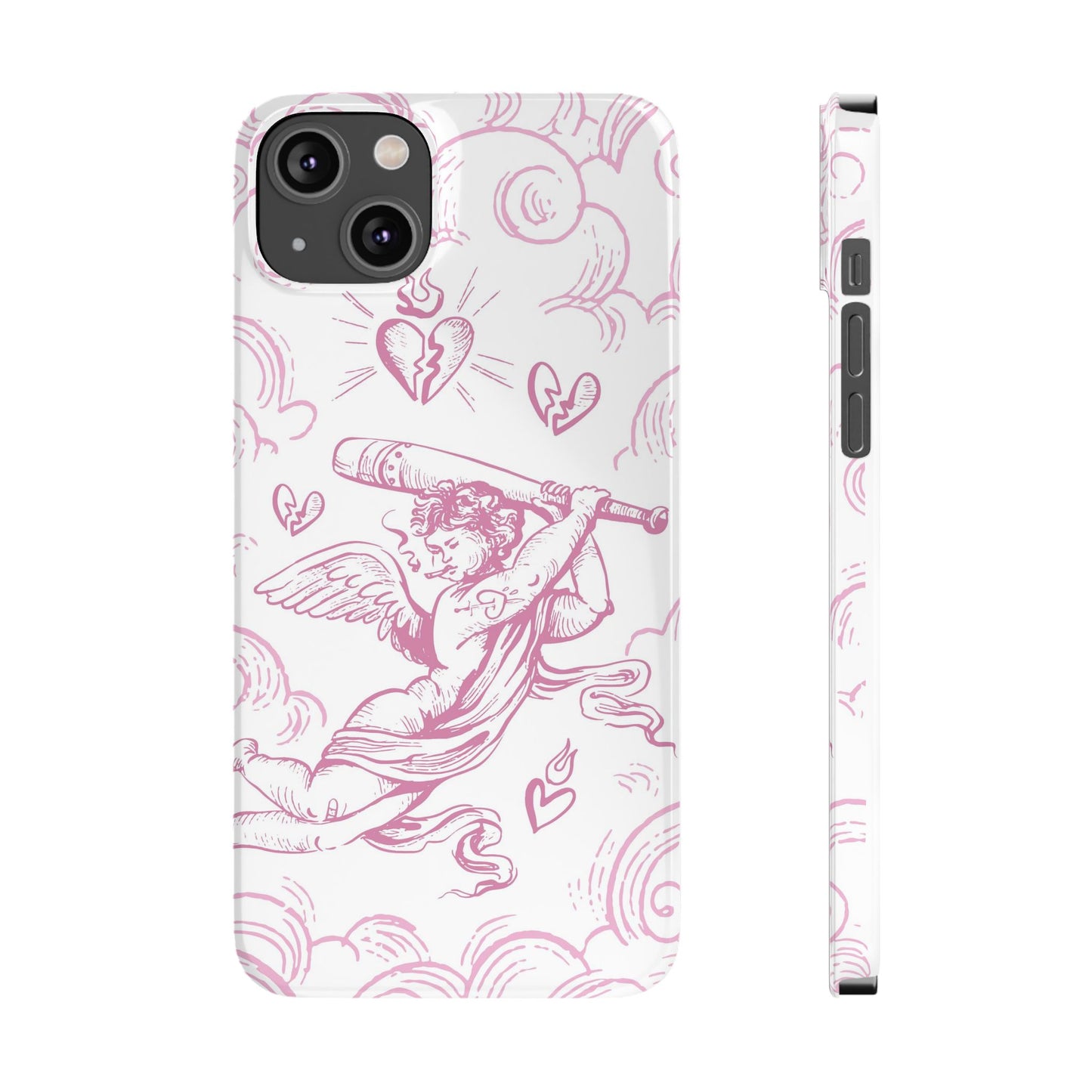 Anti-Valentine's Day: Cupid's Rebellion Phone Case