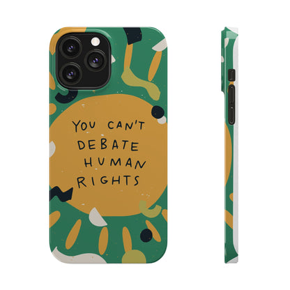 Yoou cant debate human rights feminist case phone