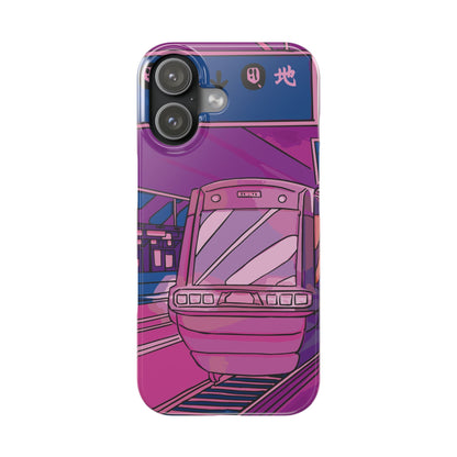 Japanese Vaporwave cityscape