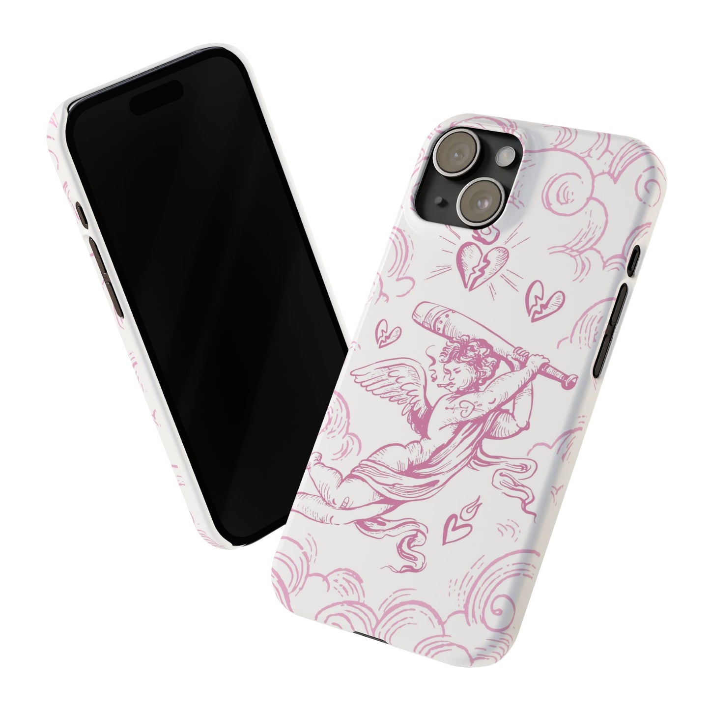 Anti-Valentine's Day: Cupid's Rebellion Phone Case