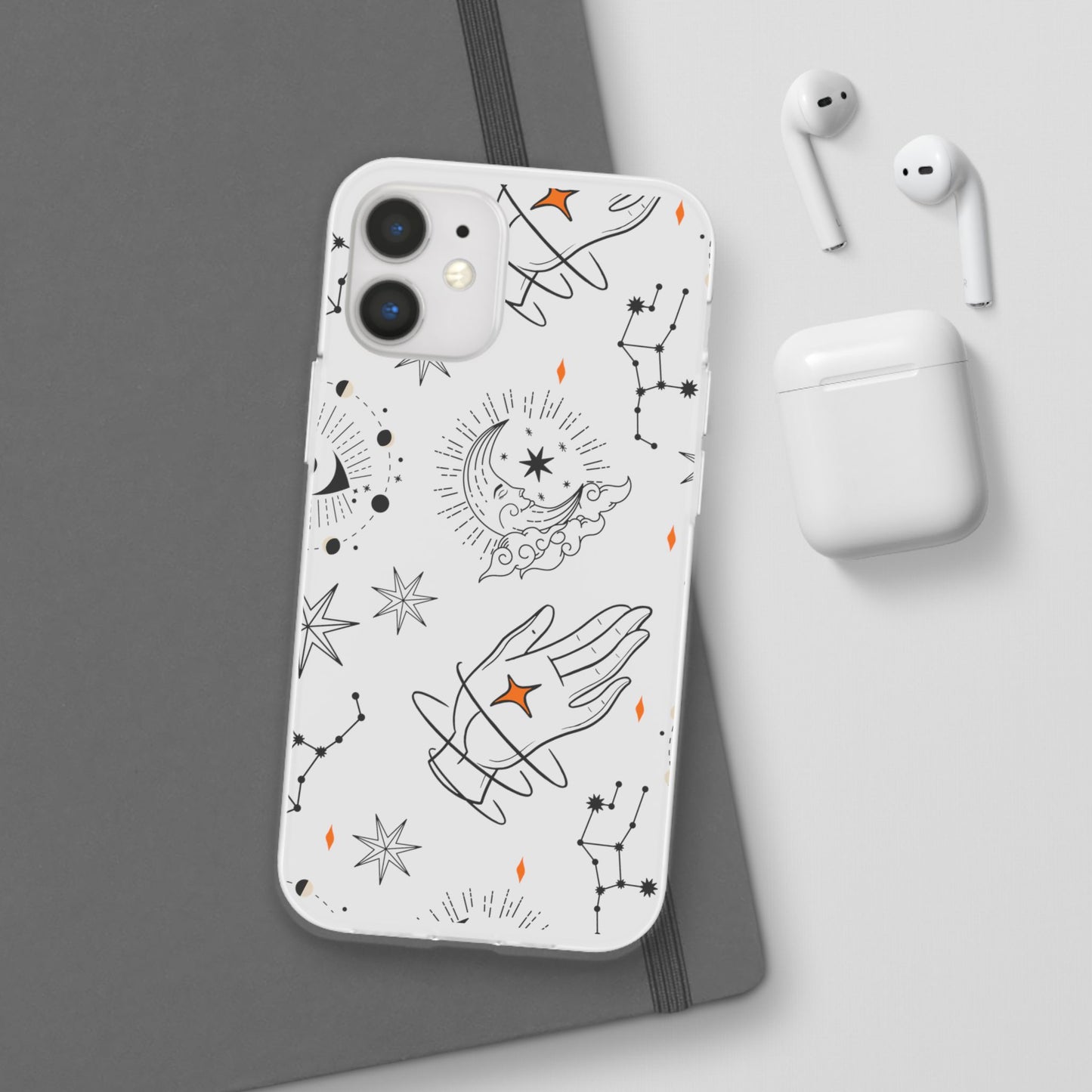 Stylish Astrological iPhone Case – Semi-Transparent & Flexible