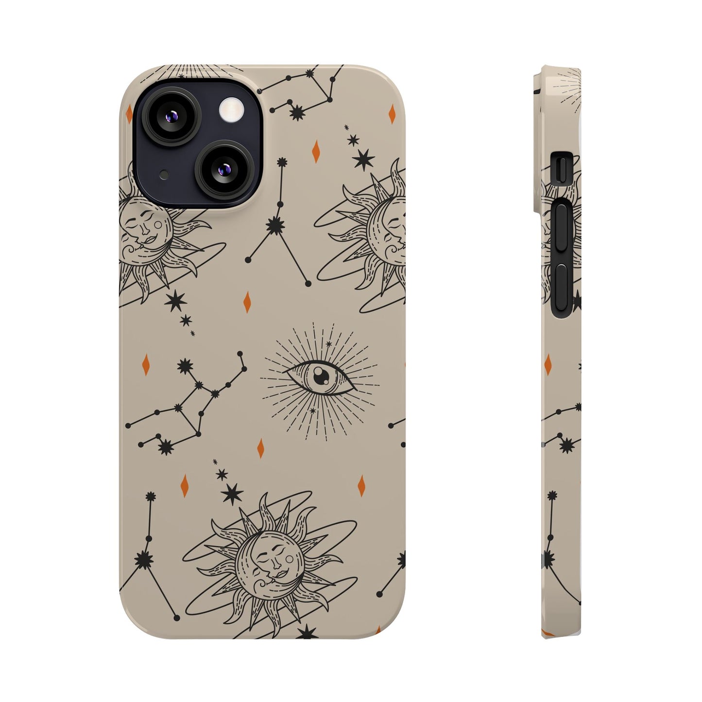 Mystical Astrology iPhone 16, 15, 14, and 13 Case - Ideal Gift for Astrology Enthusiasts - Celestial Symbolism - iPhone 15 Pro & Max - Mysticism