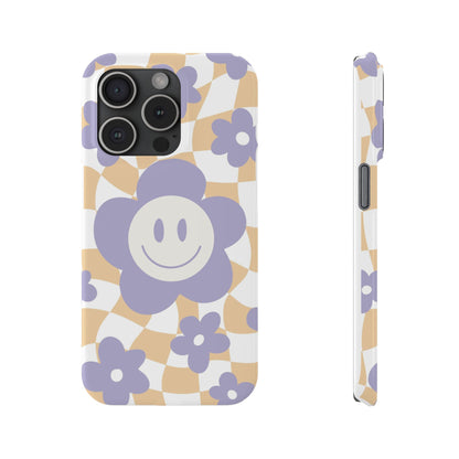 Groovy Danish Floral iPhone Case with Big Flower