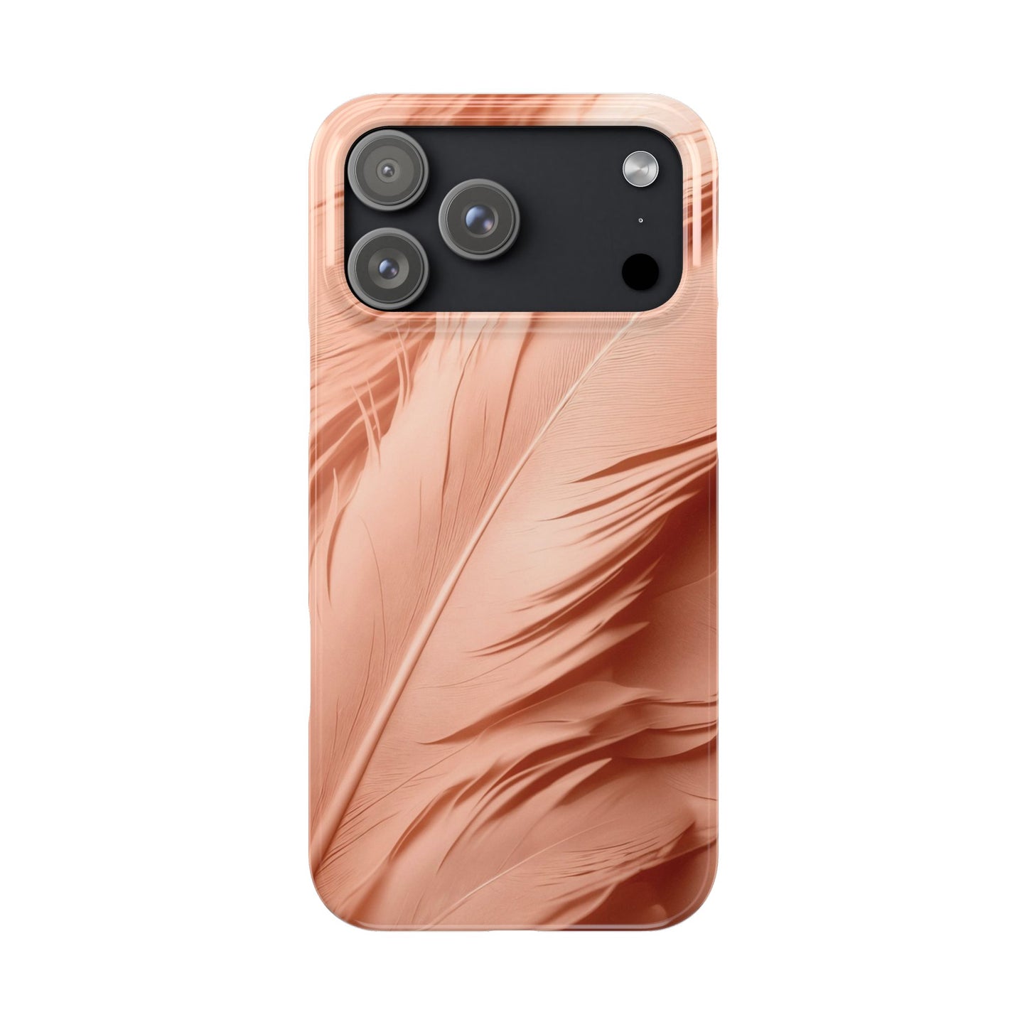 Peach-colored feathers - casetinger