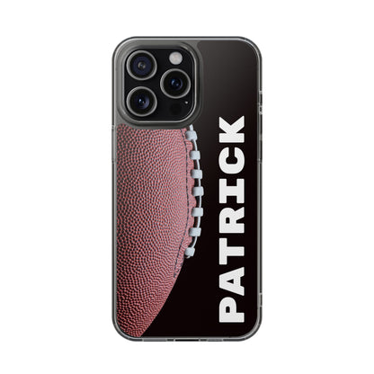 Personalized Football iPhone Case – Custom Name