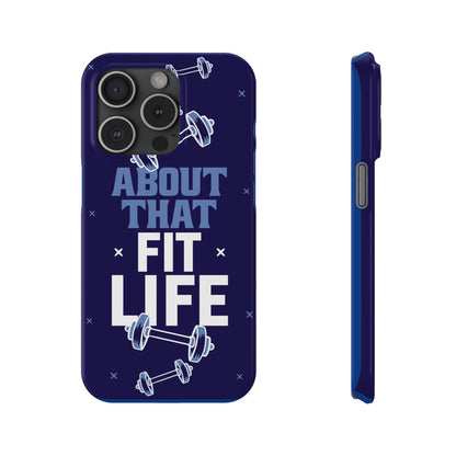 GYM phone case - "About that fit life" - casetinger