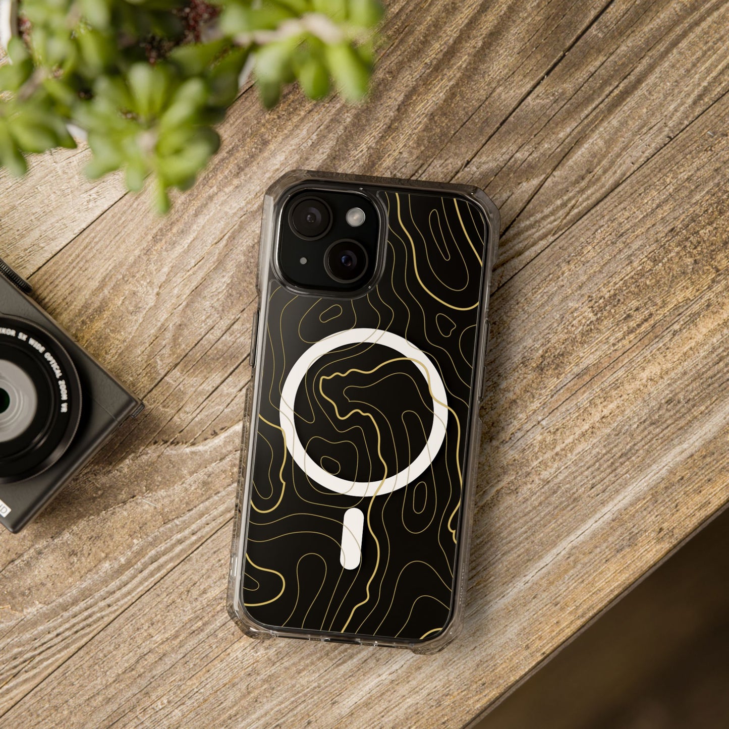 Abstract Topographic lines Map Design - Magnetic