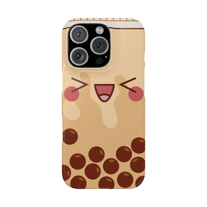 Bubble tea phone case, kawaii iphone case, anime phone case, otaku phone case, iphone 16, 15 case, iphone 15 pro case, iphone 14 case