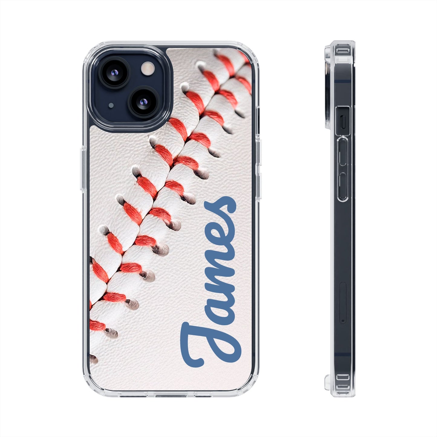 Custom name Baseball iPhone Case – Personalized Silicone