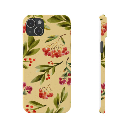 Fall season watercolor phone cases for iPhone 16, 15, iPhone 14 and iPhone 13. gift for flower lover. Iphone 15 case, iphone 14 case