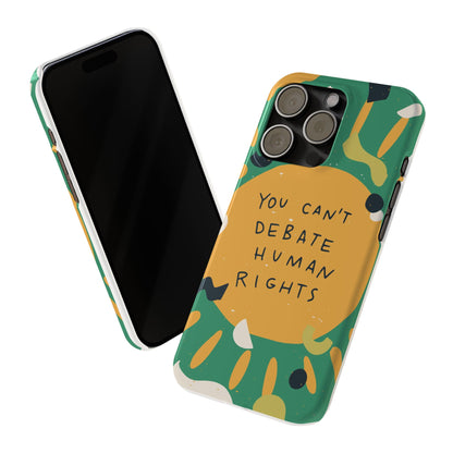 Yoou cant debate human rights feminist case phone