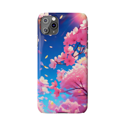 Anime sakura tree flowers