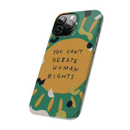 You cant debate human rights feminist