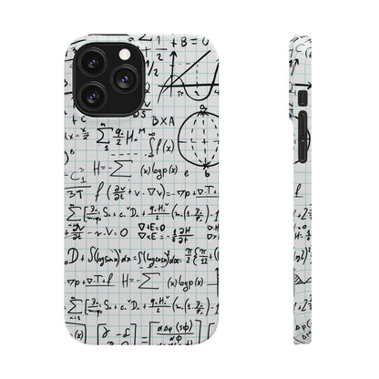 iPhone case for physics students and teachers. number geeks. For iphone 15, iphone 14 and iphone 13 pro and max.