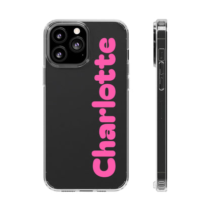 Name iphone case Custom iphone case Silicone iphone case Glossy iphone case Custom gift