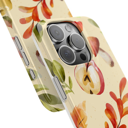 Beautiful autumn elements in watercolor