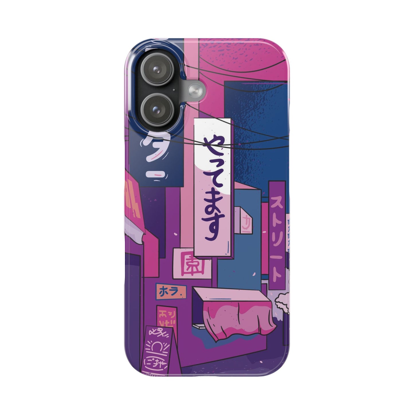 Vaporwave Japanese city Landscape