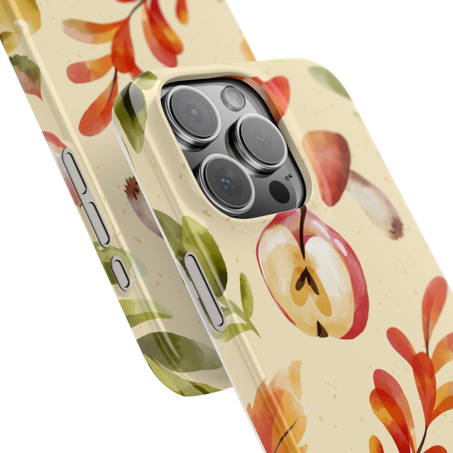 Beautiful autumn elements in watercolor