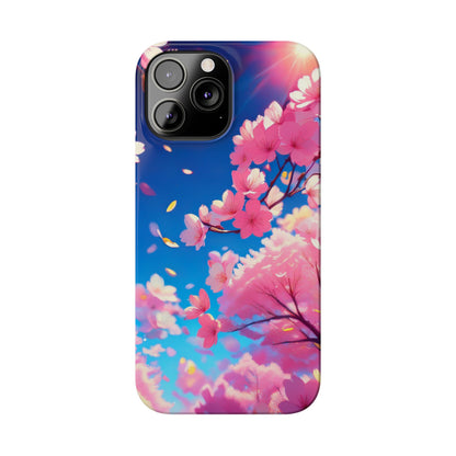 Anime sakura tree flowers