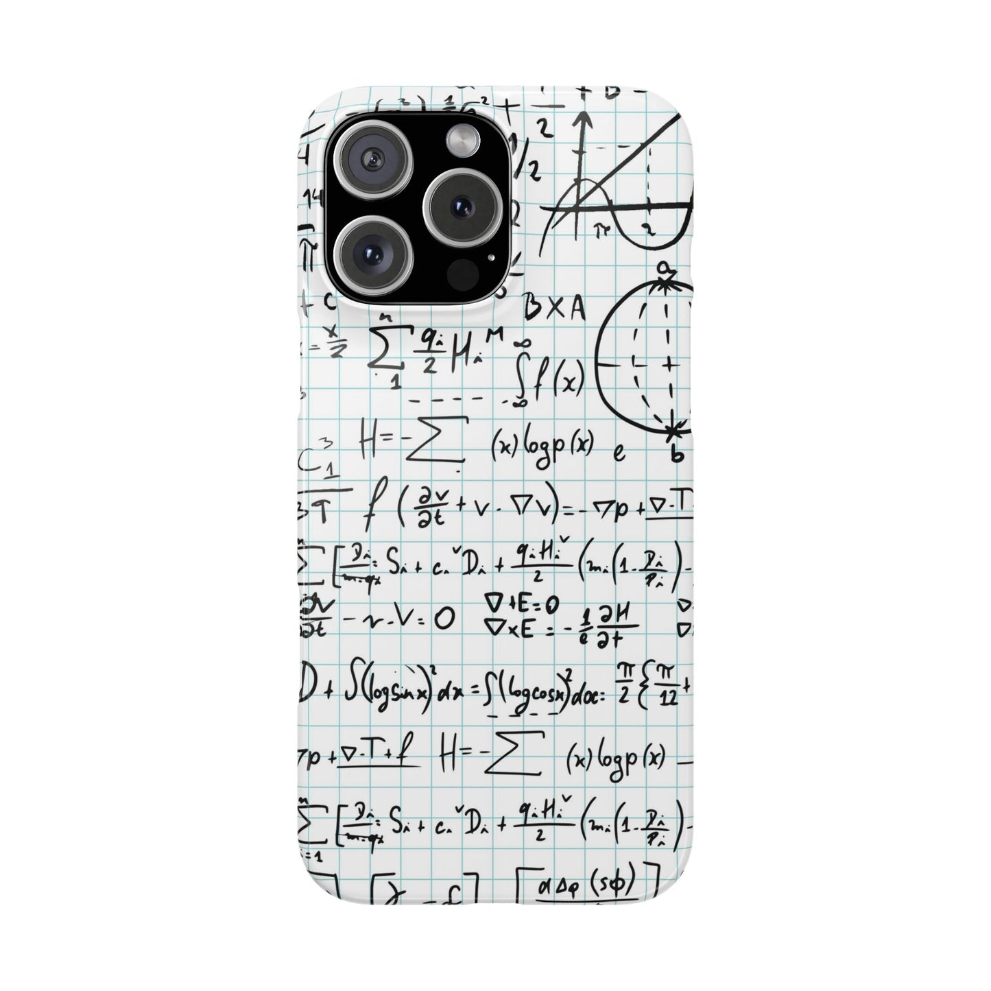 iPhone case for physics students and teachers. number geeks. For iphone 15, iphone 14 and iphone 13 pro and max.