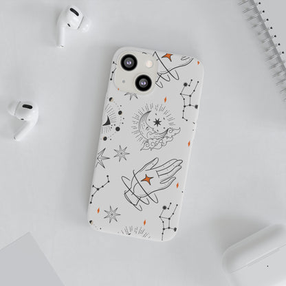 Stylish Astrological iPhone Case – Semi-Transparent & Flexible