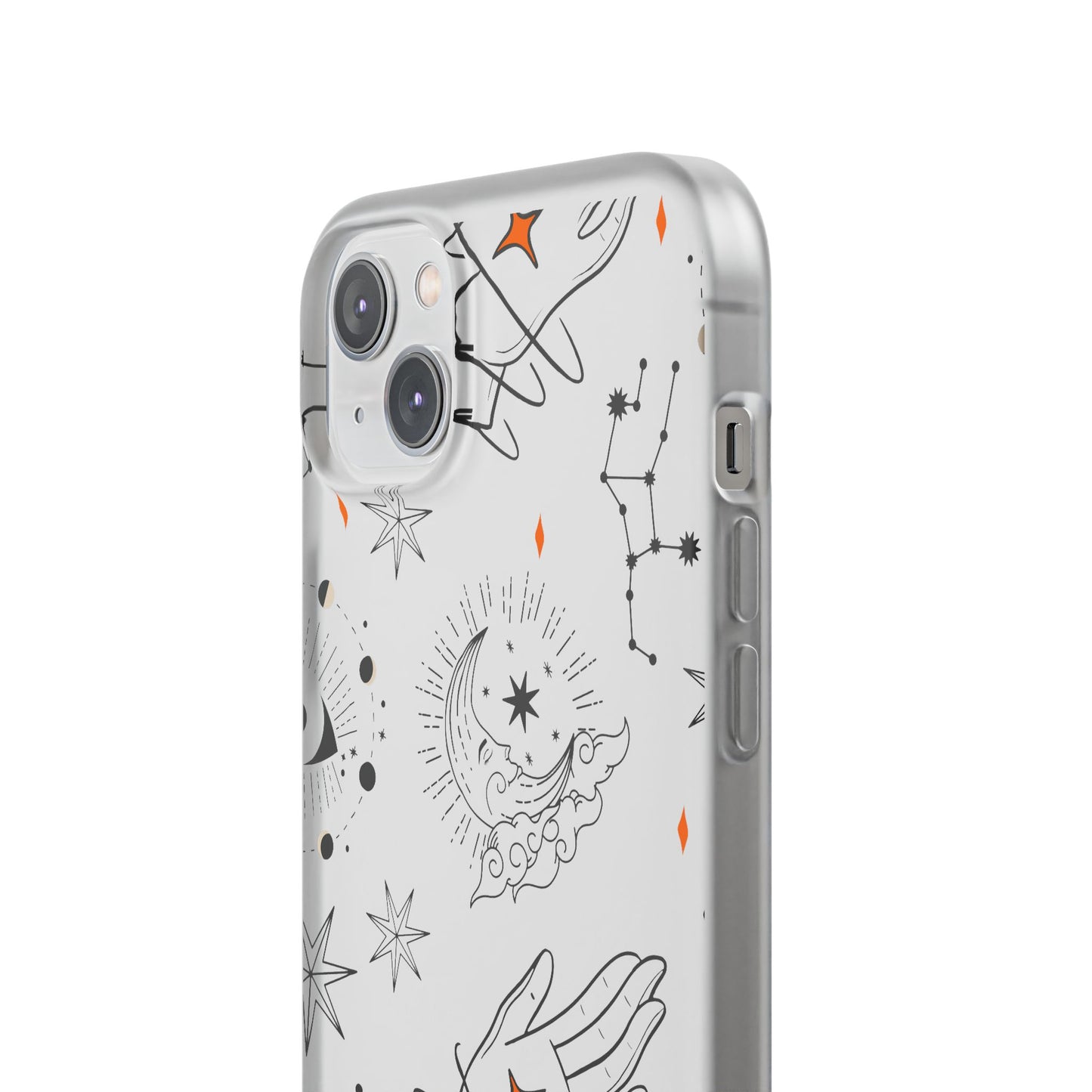 Stylish Astrological iPhone Case – Semi-Transparent & Flexible